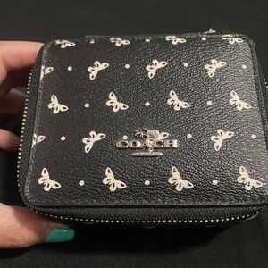 COACH travel jewelry case
